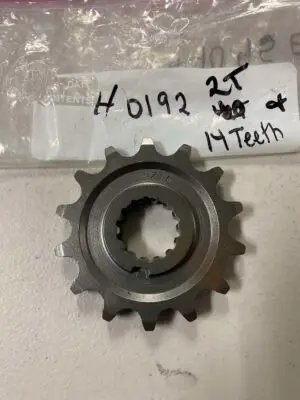 FRONT SPROCKET, 14 TOOTH, 2T