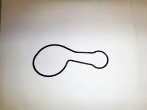 WATERPUMP GASKET, 2T