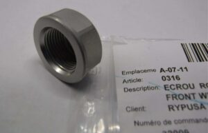 F AXLE NUT