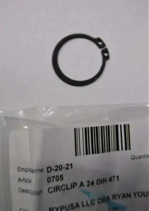 SHERCO CIRCLIP A 24 DIN 471