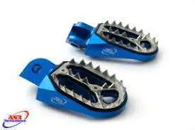 AS3 WIDE FOOTPEGS, BLUE