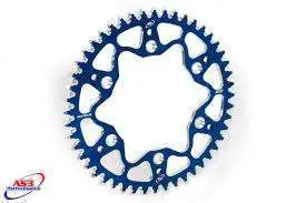 AS3 ALUMINUM SPROCKET, BLUE, 48T