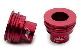 FRONT WHEEL SPACERS, RED