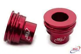 REAR WHEEL SPACERS, RED