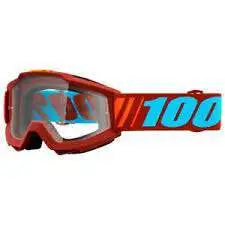 100% ACCURI GOGGLES, DAUPHINE, CLEAR LENS