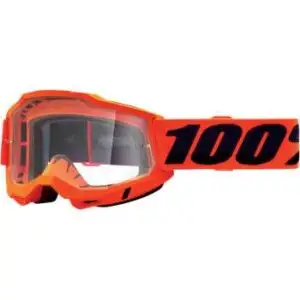 100% ACCURI 2 GOGGLES, NEON ORANGE