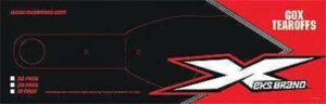 EKS GOX / X-GROM TEAR OFFS, 20 PACK