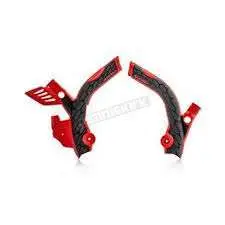 ACERBIS X-GRIP FRAME GUARD RED/BLACK