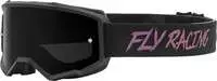 FLY RACING ZONE GOGGLES BLACK/FUSION W/ DARK SMOKE L