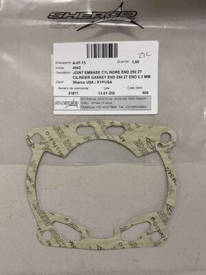 SHERCO CLYINDER GASKET .3MM