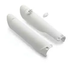 GASGAS FORK GUARDS, WHITE