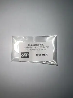 WASHER COUNTER SUNK SCREW KICK LEVER