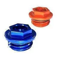 TM DESIGNWORKS OIL FILLER CAP, BLUE