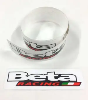 BETA RACING 1X4 STICKERS, ROLL OF 100