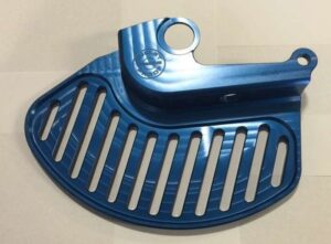 BULLET PROOF DESIGNS FRONT DISC GUARD, BLUE