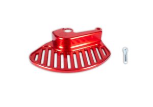 BULLET PROOF DESIGNS FRONT BRAKE DISC GUARD KYB, RED