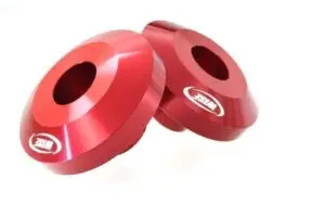 WISE FULL COVERAGE FRONT WHEEL SPACERS, RED,