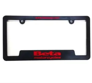 BETA LICENSE PLATE FRAME