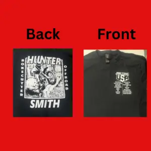 HUNTER ISDE TSHIRT, ADULT LARGE