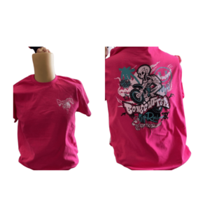 BONECUTTER HOT PINK T-SHIRT, LARGE