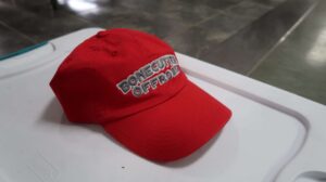 BONECUTTER Dad Hat, red