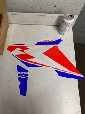 2019 BETA RACE EDITION L SHROUD DECAL