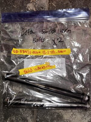 swingarm bolt, used