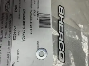 WASHER M6 X 15