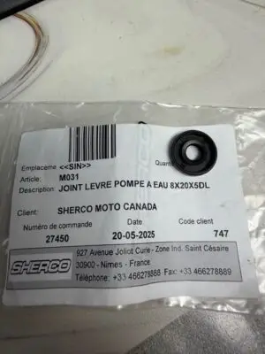WATER PUMP SEAL 8X20X5DL
