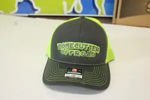 Bonecutter Off Road Hat, GRAY/NEON YELLOW