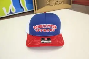Bonecutter Off Road Hat, RED/WHITE/BLUE