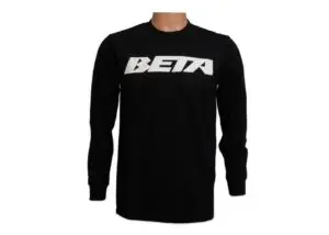 BETA 1990'S RETRO LONG SLEEVE, BLK, MD