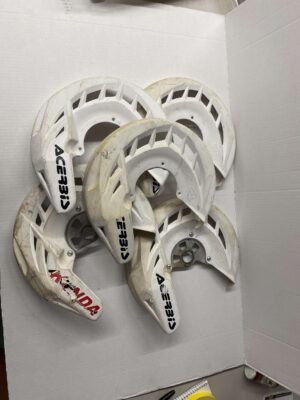 BONECUTTER ACERBIS FRONT DISC GUARD, WHITE
