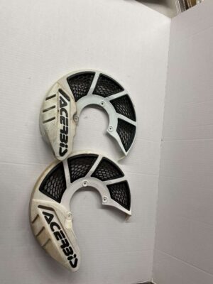 BONECUTTER ACERBIS FRONT DISC GUARD, WHITE