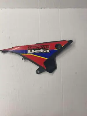 BONECUTTER RIGHT AIR BOX COVER, BLACK, RED/BLUE DECAL