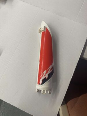 BONECUTTER LH FORK GUARD, WHITE, LH, RR DECAL