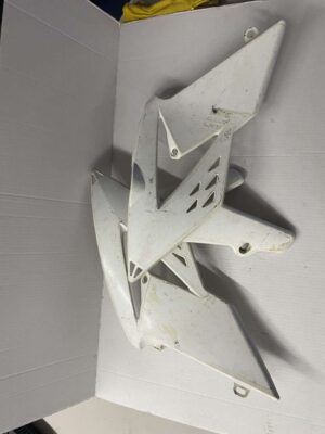 BONECUTTER RADIATOR SHROUDS, WHITE, NO DECAL