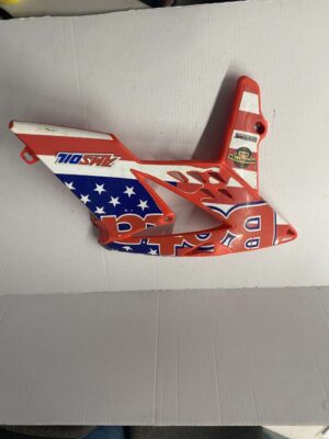 BONECUTTER LEFT RADIATOR SHROUD, RED, AMERICAN DECAL