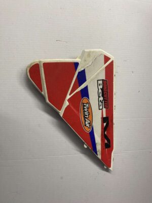 BONECUTTER LEFT AIR BOX COVER, WHITE, RACE TEAM DECAL