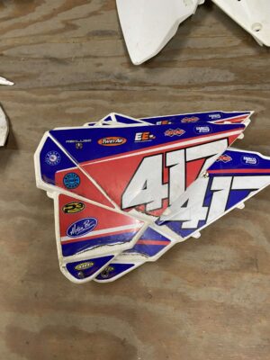 BONECUTTER LEFT AIR BOX COVER, WHITE, NO DECAL