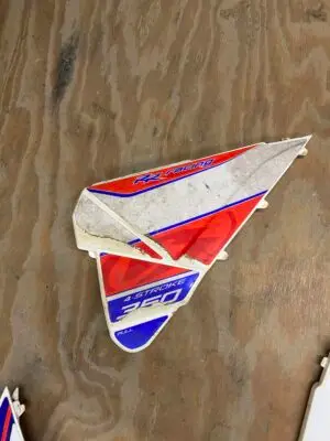 2013-2019 Beta RIGHT AIR BOX COVER, WHITE, RACE EDITION, Used