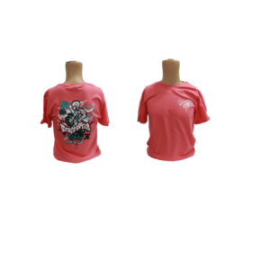 BONECUTTER coral tshirt, large