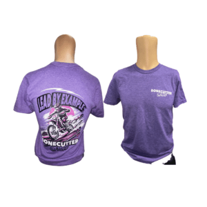 BONECUTTER SUPERWOMEN SHIRT, PURPLE, 2X