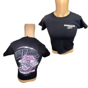 BONECUTTER SUPERWOMEN SHIRT, BLACK, 2X