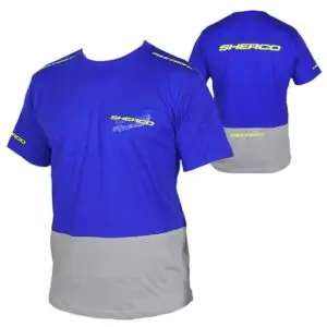 SHERCO TSHIRT, BLUE/GRAY, MD