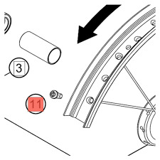 Spoke nipple M4.5