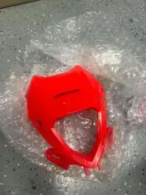 headlight mask red