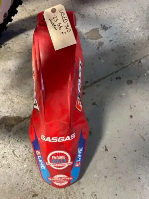 21-23 GASGAS FRONT FENDER, SQUARE KIT, USED