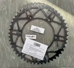 REAR SPROCKET STEEL SUPER LIGHT, 49T, SHERCO