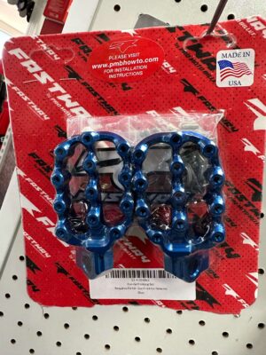 FASTWAY EVO AIR FOOT PEGS, BLUE, SHERCO